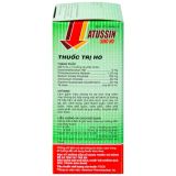  Siro ho Atussin trị các triệu chứng ho trong bệnh lý hô hấp (60ml) 