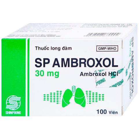  Thuốc SP Ambroxol giúp long đàm, tiêu nhày trong điều trị các bệnh đường hô hấp cấp và mạn tính. 