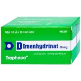  Thuốc Dimenhydrinat 50mg chống nôn, chống say tàu xe 