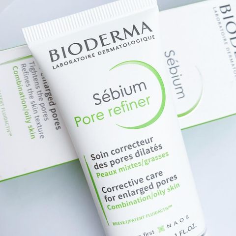  Kem chăm sóc làm se khít lỗ chân lông cho da có khuyết điểm và lỗ chân lông to Bioderma Sebium Pore Refiner 30ml 