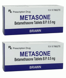 Thuốc Metasone 0.5mg điều trị thấp khớp, bệnh ngoài da, dị ứng 