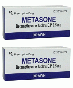  Thuốc Metasone 0.5mg điều trị thấp khớp, bệnh ngoài da, dị ứng 