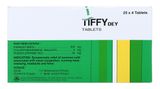  Viên nén Tiffy Dey trị các triệu chứng cảm cúm, cảm lạnh, nghẹt mũi, sổ mũi, hắt hơi, nhức đầu, sốt. 