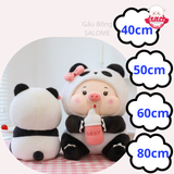  Gấu Bông Heo Bình Sữa Cosplay Gấu Trúc 