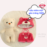  Gấu bông lena copslay, gấu teddy mặt yếm đội mũ 
