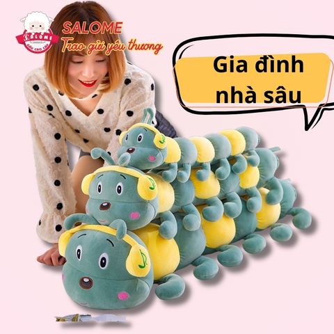 Gấu bông con sâu nhiều chân