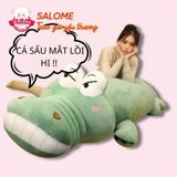  Gấu bông cá sấu mắt lồi 