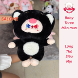  Gấu bông baby three gà vàng, mèo đen cute cao cấp cho bé 