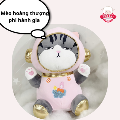  Gấu bông mèo hoàng thượng cosplay phi hành gia 