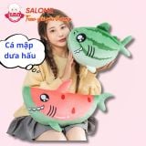  Gấu bông cá mập dưa hấu tròn màu xanh - đỏ 
