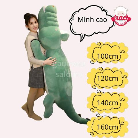  Gấu bông cá sấu mắt lồi 