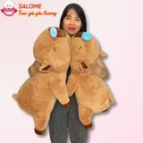  Gấu Bông Capybara Nằm Chảy Mũi 