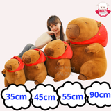  Gấu bông capybara đội mũi dâu 