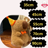  Gấu bông capybara đội nón happy everyday 