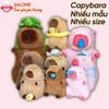  Gấu Bông Chuột Lang Nước Capybara Hồng Chảy Mũi 
