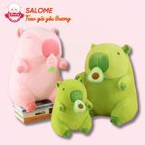  Gấu bông capybara xanh rút trái bơ 