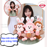  Gấu bông khỉ ôm bình sữa 
