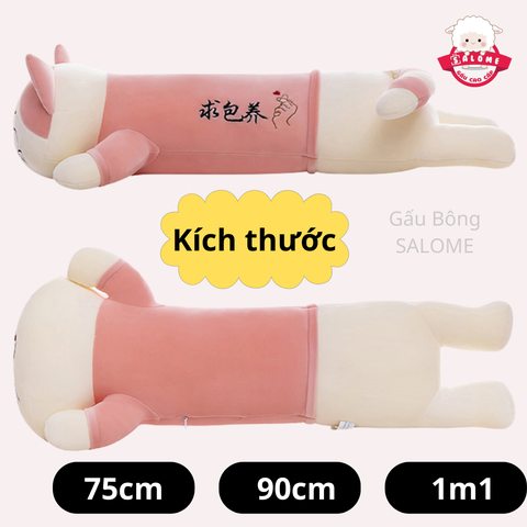 Gấu bông mèo liếm mép 