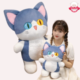  Gấu bông mèo cá mập Xanh mắt hai màu 