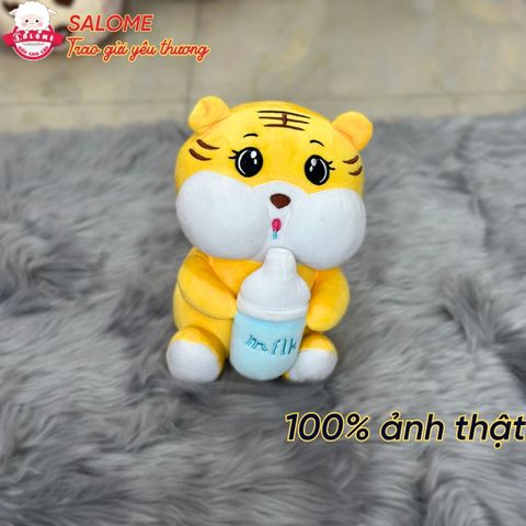  Gấu bông ôm bình sữa 30cm- 40cm 