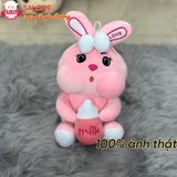  Gấu bông ôm bình sữa 30cm- 40cm 
