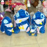 Gấu bông stitch ôm vịt 