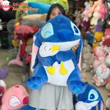  Gấu bông stitch ôm vịt 