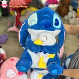  Gấu bông stitch ôm vịt 