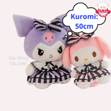  Gấu bông kuromi mặc váy tím 