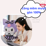  Gấu bông kuromi mặc váy tím 