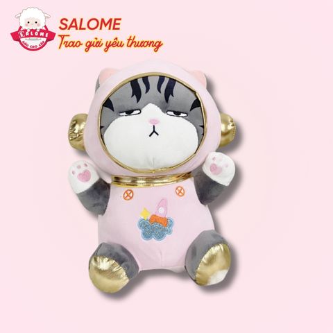 Gấu bông mèo hoàng thượng cosplay phi hành gia