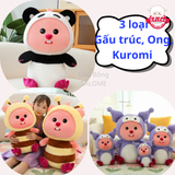  Gấu Bông Loopy Cosplay Kuromi, Ong Vàng, Gấu Trúc Cute Dễ Thương 