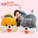  Gấu bông Husky xám - Shiba nâu 