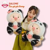  Gấu bông ôm bình sữa 30cm- 40cm 