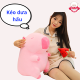  Gấu Bông Chuột Lang Nước Capybara Hồng Dưa Hấu 