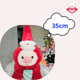  Gấu bông heo ôm bình sữa đội nón ông già noel trang trí giáng sinh 