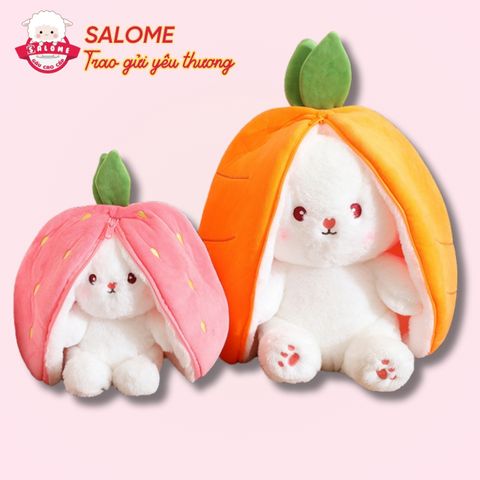 Gấu bông thỏ dâu, thỏ cà rốt