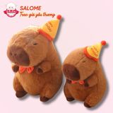  Gấu bông capybara đội nón happy everyday 