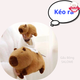  Gấu Bông Chuột Lang Nước Capybara Cõng Con 