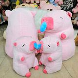  Gấu Bông Chuột Lang Nước Capybara Hồng Chảy Mũi 