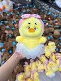  Gấu bông con vịt nhí 20cm mỏ nhựa 