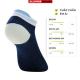  Combo 10 đôi tất thời trang nữ cổ ngắn light cushion thoáng khí dày dặn thấm hút ALLPURE 