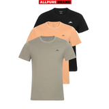 Combo 3 áo thun nam cotton phiên bản basic mặc mát mùa xuân hè - ấm áp mùa thu đông 