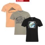 [Black Friday] Combo 3 áo thun cotton in lụa trực tiếp thương hiệu ALLPURE 