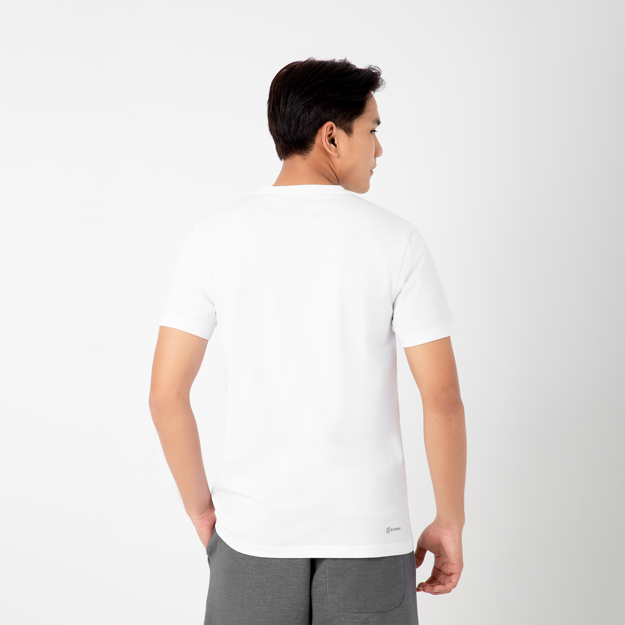  Áo thun cotton ALLPURE Basic T-Shirt- White 