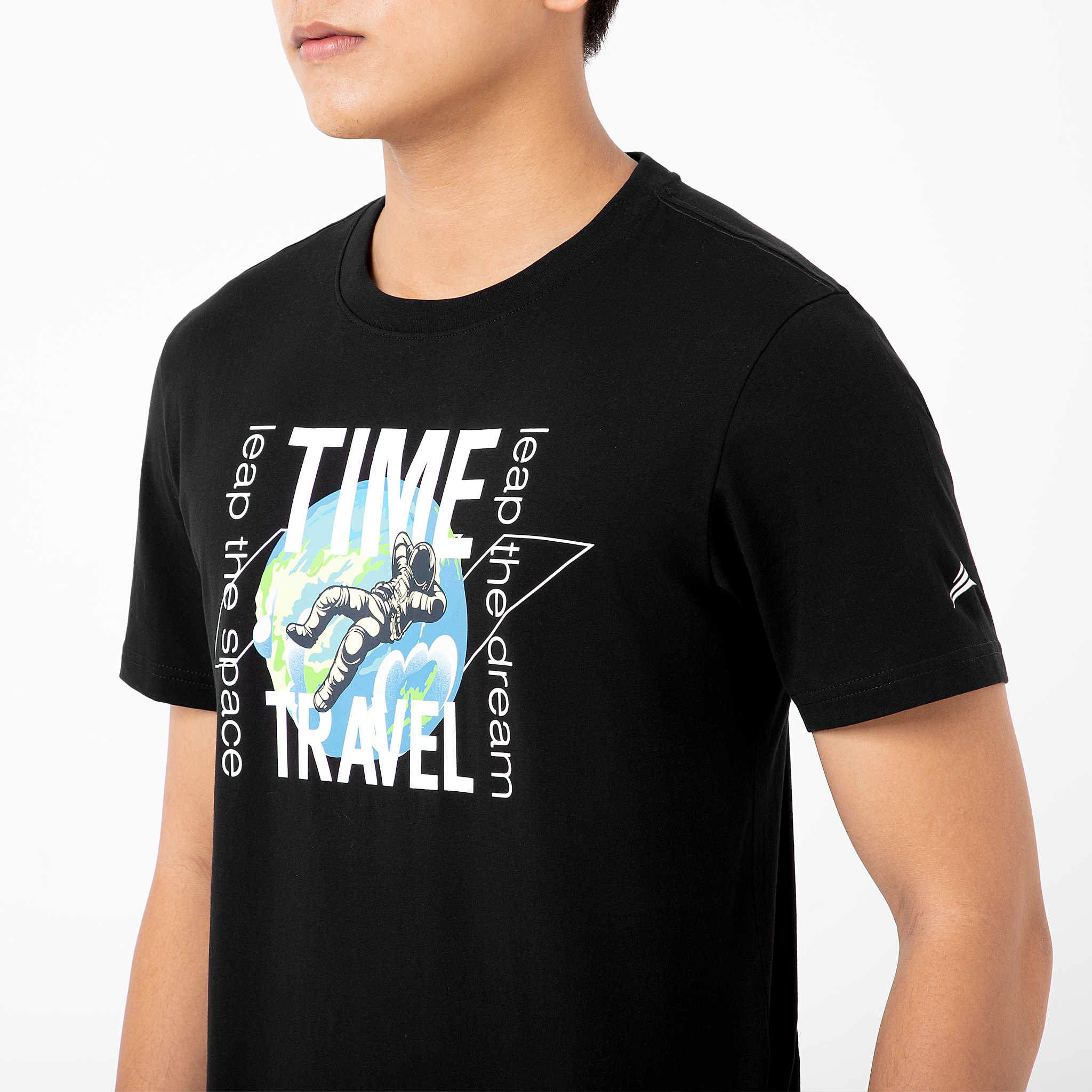  Áo thun nam cao cấp ALLPURE Space Print T-Shirt - Black 