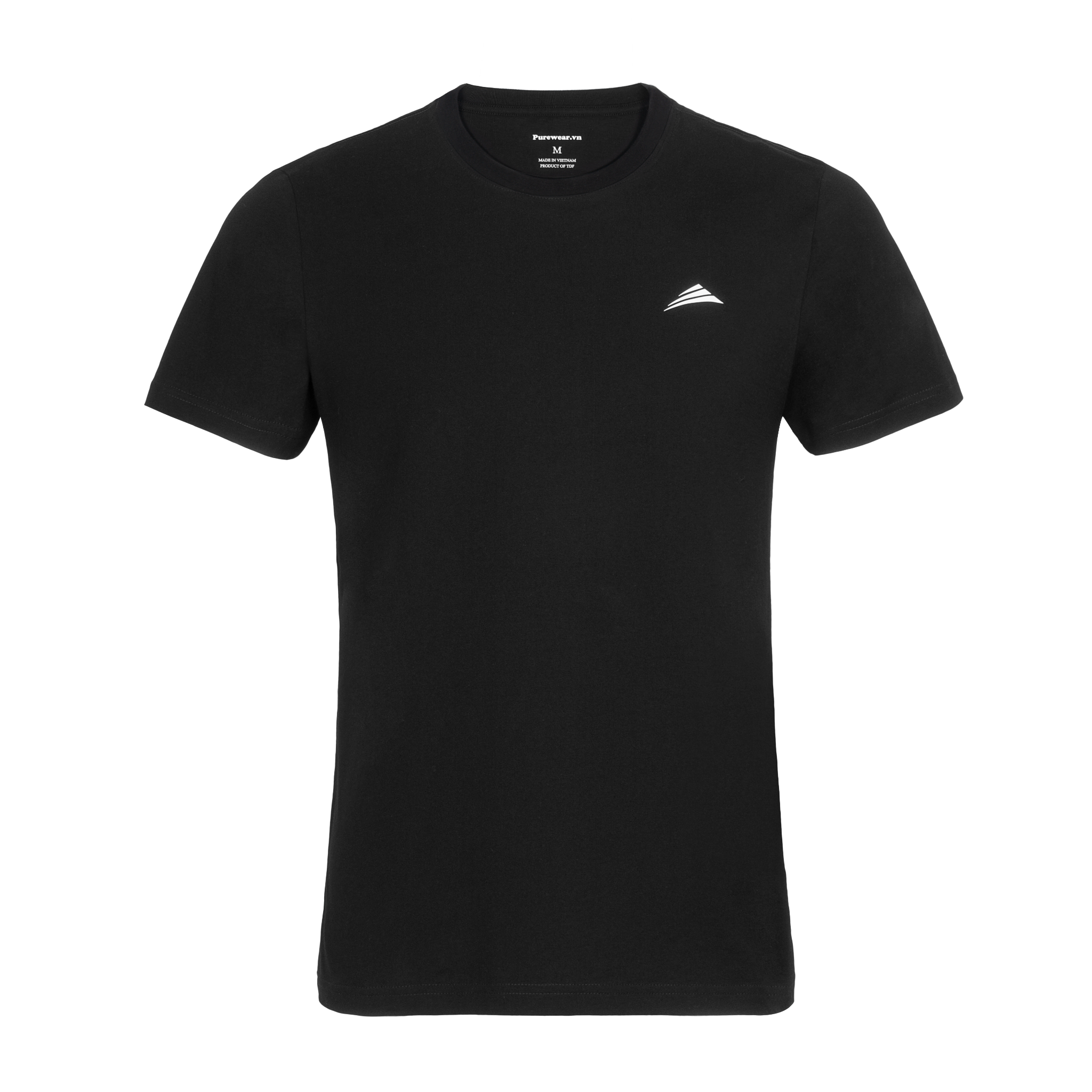  Áo thun cotton ALLPURE Basic T-Shirt- Black 