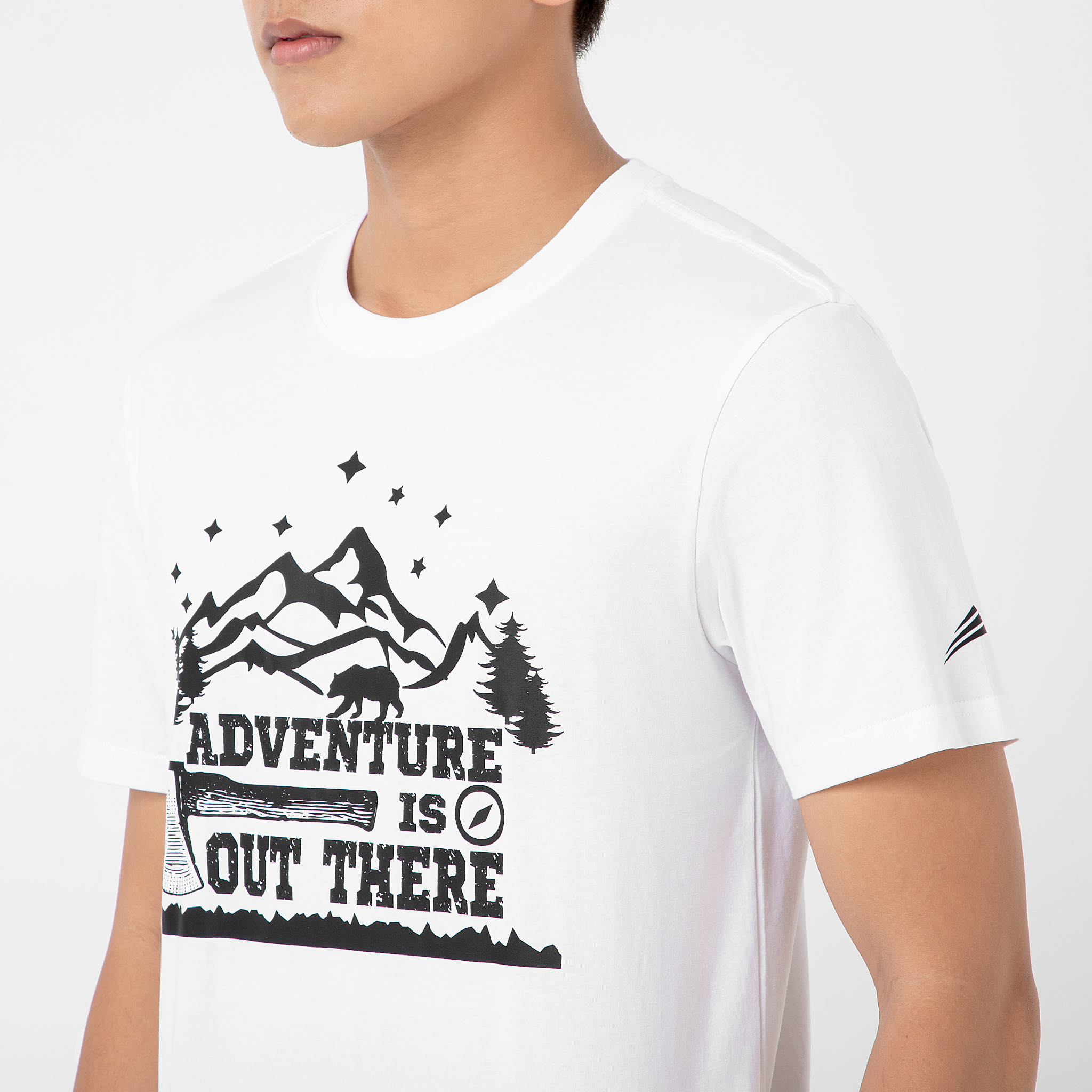  Áo thun nam thể thao ALLPURE  Advanture T-Shirt - White 