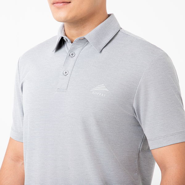  Áo Polo nam cổ sơ mi cao cấp ALLPURE công nghệ coolmax chống nhăn ngăn mùi - màu blue 