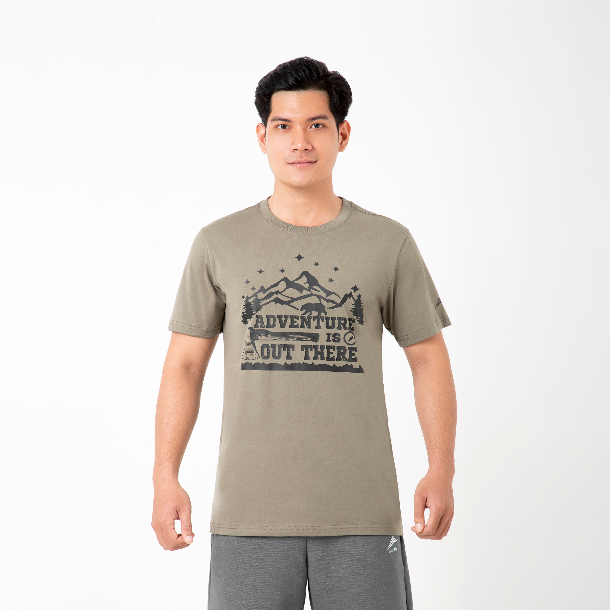  Áo thun nam thể thao ALLPURE  Advanture T-Shirt - Green 